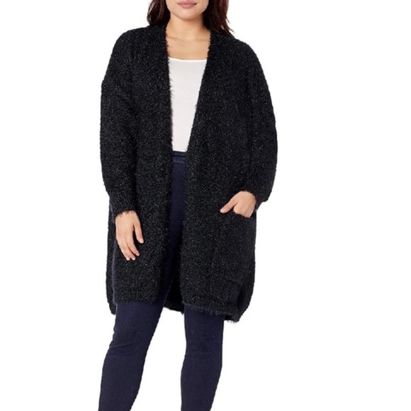 RACHEL Rachel Roy Women's Amara Fuzzy Cardigan - Picture 2 of 6